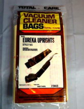 Vintage 1986 Eureka Uprights Style F &amp; G Vacuum Cleaner 2 Bags NEW - £7.89 GBP