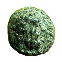 Ancient Greek Coin Lampsakos Mysia AE10mm Dionysos / ΛΑΜ on Wreath 00643 - £25.17 GBP