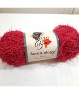 Yarn-bee Scrub-ology yarn Pink #650 textured polyester - $5.00
