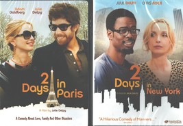 2 Days In Paris 1 &amp; 2 (New York): Julie Delpy-Adam Goldberg-Chris Rock-NEW Dvd - £18.29 GBP