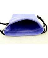 Microfiber Drawstring Accessory Pouch 5 x 7 LAVENDER ~ Eyeglasses, Makeu... - $6.65 CAD