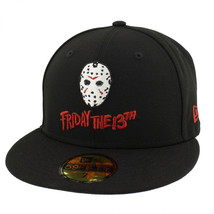 Friday the 13th New Era 59Fifty Fitted Hat Black - £41.48 GBP