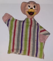 Vintage Rubber Face Hand Puppet JERRY From Tom &amp; Jerry 8.5&quot; - $9.90
