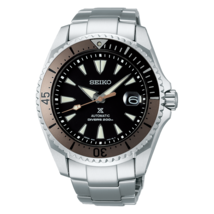 Seiko Prospex Sea Shogun Diver&#39;s 43.5 MM Titanium Black Dial Watch SPB189J1 - £864.11 GBP