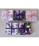 Purple Coaster Sets of 6 - 4&quot; Squares - $7.00