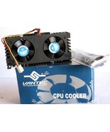 VANTEC DUAL FAN CPU COOLER - NEW/SURPLUS w/GUARANTEE - $190.17 MXN