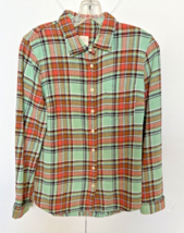 J. Crew &quot;The Boy Shirt&quot; Women&#39;s Multi-Colored Plaid Shirt (6) - £8.93 GBP
