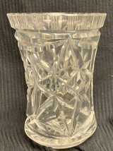 EAPG 4.5 inch clear Prescut vase - $14.35