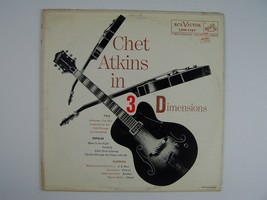 Chet Atkins In Three Dimensions Vinyl LP Record Album MONO LPM-1197 - £14.44 GBP
