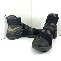 Nike LeBron Zoom Soldier 10 Camo Men&#39;s Size 16 Basketball Sneakers 844378-022 - £55.15 GBP