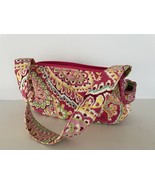 Vera Bradley Small Shoulder Bag Capri Melon Maggie Purse Quilted Pink Gr... - €12,77 EUR