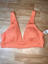 Large aerie Women’s Rib Orange Bikini Top BNWTS $34.95 - £15.72 GBP