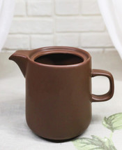 Brown Porcelain Artisan Hand Crafted Coffee Maker Carafe Flask Part - $16.99