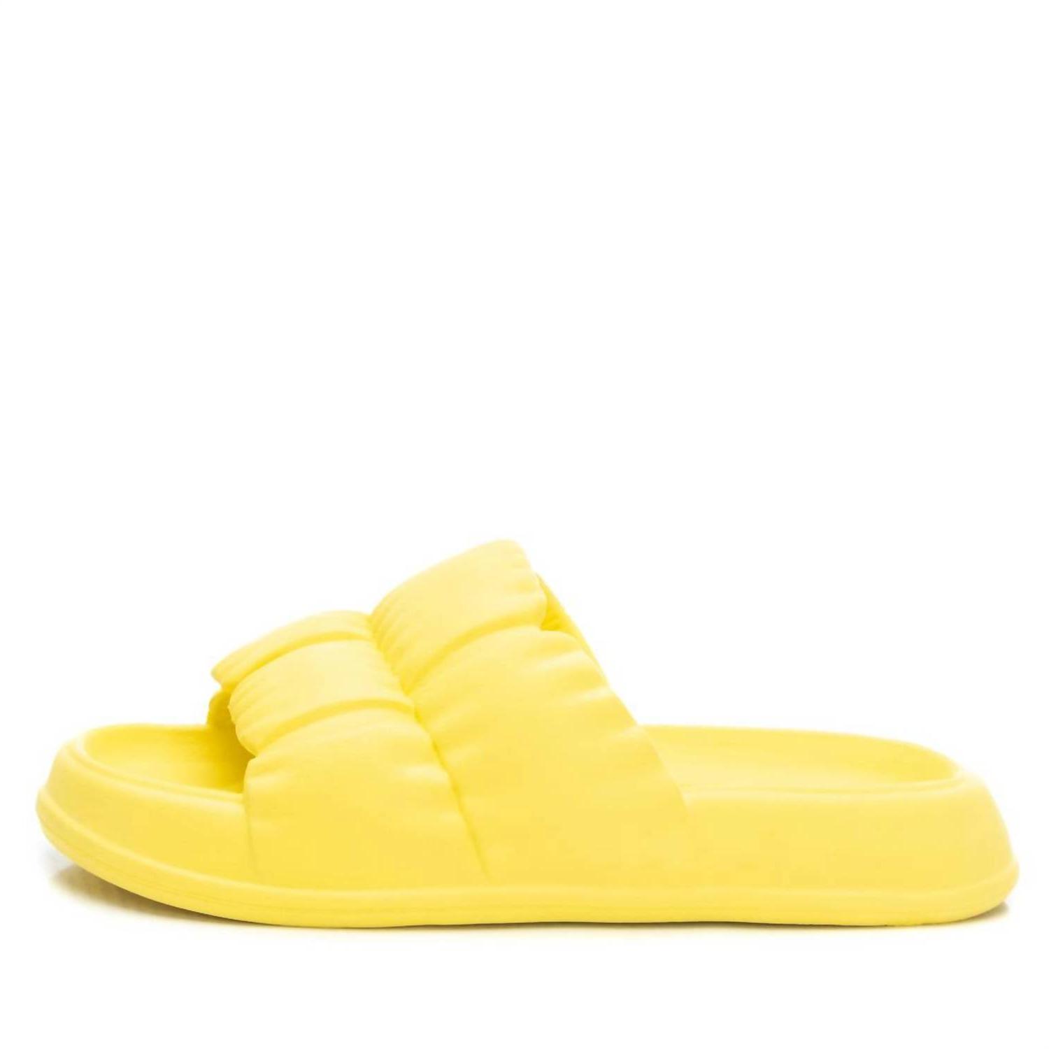Xti Women&#39;s Pool Slides Sandals Yellow - $44.00
