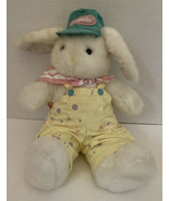 Vintage Crayola Bunny Plush Painter Overalls Easter Rabbit 1989 Heartlin... - £23.53 GBP