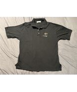 Mirage Las Vegas Polo Shirt XL Black Embroidered Palm Trees Vintage Resort - $687.14 MXN