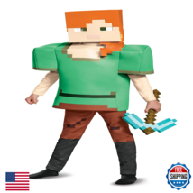 Disguise Alex Deluxe Minecraft Costume Multicolor Large 10-12 - $76.18