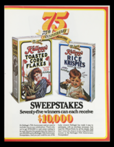 1984 Kellogg&#39;s Cereals Sweepstakes Circular Coupon Advertisement - $18.95