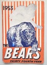 1953 Chicago Bears Football Media Guide Game Program Souvenir - Standard Oil S61 - £31.96 GBP