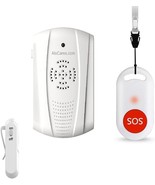 Caregiver Pager Wireless Call Button System Personal Alert Panic Button - $541.37 MXN