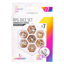 Gamegenic Embraced Series RPG Dice Set 7pcs - Death Valley - $38.77