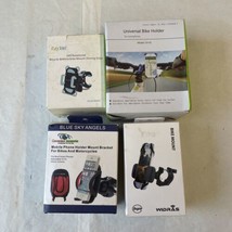 Lot Of 4 Bicycle &amp; Motorbike Phone Mounts Various Brands And Styles - £17.52 GBP