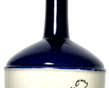 Domeca Bordeaux Wine bottle with corkscrew still in it Blue White Antiqu... - $49.99