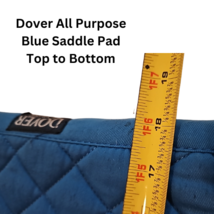 Dover All Purpose Blue English Saddle Pad USED image 7