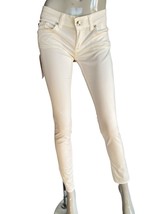 Pantaloni bianchi Liu Jeans sottili gamba W10230, taglia 26 - £47.03 GBP