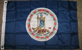 Virginia State Flag 2&#39;x3&#39; USA Polyester Banner - £3.55 GBP