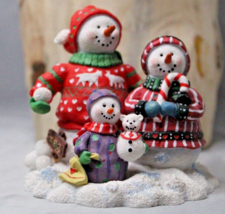 Brother Sister Snowman &quot;A Cozy Little Christmas&quot; with Jacob Rose Baby Emma 1999 - £20.38 GBP