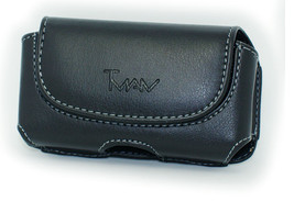 Black Case Holster Pouch With Belt Clip/Loop For Net10/Tracfone Alcatel A207Bg - £19.65 GBP