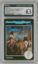 CGC 8.5 Silver 1991 AD&amp;D TSR Card #376 Clyde Caldwell Dungeon Magazine Cover Art - £19.46 GBP