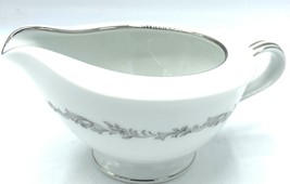 Noritake CRESTMONT 6013 Creamer Pitcher ONLY Handle Silver Rim China Excellent  - £15.68 GBP