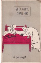 Seek And Ye Shall FInd A Hot Night Comic 1908 Postcard E12 - £4.61 GBP