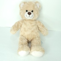 Build A Bear Workshop Brown Stuffed Animal Bear Plush 17&quot; Curly Fur Hard... - $21.77
