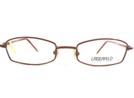 Karl Lagerfeld Petite Eyeglasses Frames 4031 23 Burnt Orange Cat Eye 50-19-135 - £37.20 GBP