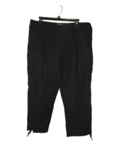 Dockers Smart Series Cargo Pants 42 X 28 Men New Black Navy Blue - $22.28