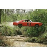 DUKES OF HAZZARD 8X10 PHOTO TV PICTURE DUKE GENERAL LEE IN AIR - £3.94 GBP