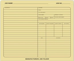 EGP Manufacturers Job Folder, 50 Folders, 10&quot; x 12&quot; - £37.01 GBP