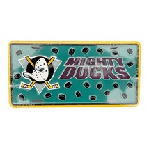 Mighty Ducks NHL Hockey Souvenir License Plate 1993 Walt Disney - £8.23 GBP