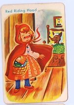 Vtg E.E Fairchild Rochester NY Old Maid Replacement Pair "Red Riding Hood" - $5.00