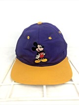 Vintage Snap Back Mickey Mouse  Trucker Hat Cap Good Snaps - $14.25