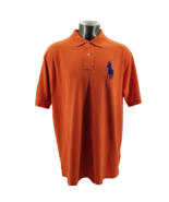 Ralph Lauren Mens Polo Shirt 2XL Tall Orange Big Pony Embroidered 2XLT - $27.77