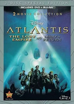 Atlantis: The Lost Empire / Atlantis: Milo&#39;s Return (SEE DETAILS) DVD + Blu ray - $59.39