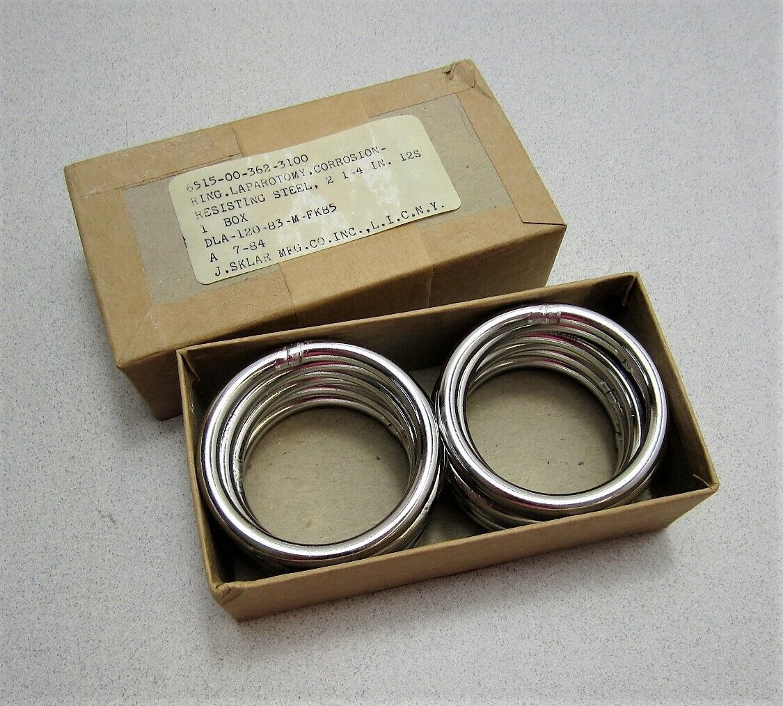 Sklar Laparotomy Rings 2 1/4&quot; 12S Qty 10 New - $83.79