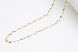 solid 18k yellow gold link necklace chain 16&quot; 18&quot;  US Seller - £231.79 GBP