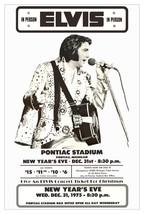 Elvis Presley &quot;New Years Eve 1975&quot; Pontiac Stadium 20 x 30 Reproduction ... - £35.97 GBP