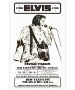 Elvis Presley &quot;New Years Eve 1975&quot; Pontiac Stadium 20 x 30 Reproduction ... - £35.61 GBP