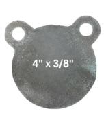 (6) AR500 Steel Gong Shooting Target 3/8&quot; - 4&quot; Round - 2-Hole 0200120 - $85.00 CAD